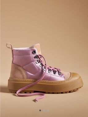 Suede Anthropologie NWT Maeve Hiker Boots size 8 (38).